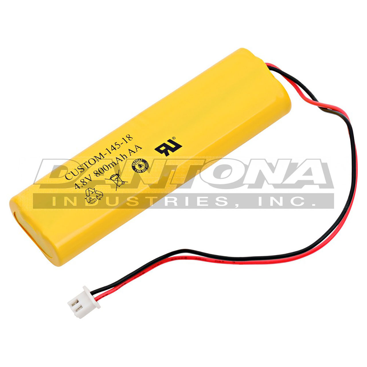 All Fit E1021R Nicad Battery 4.8V 800mAh 2x2 Cell Pack