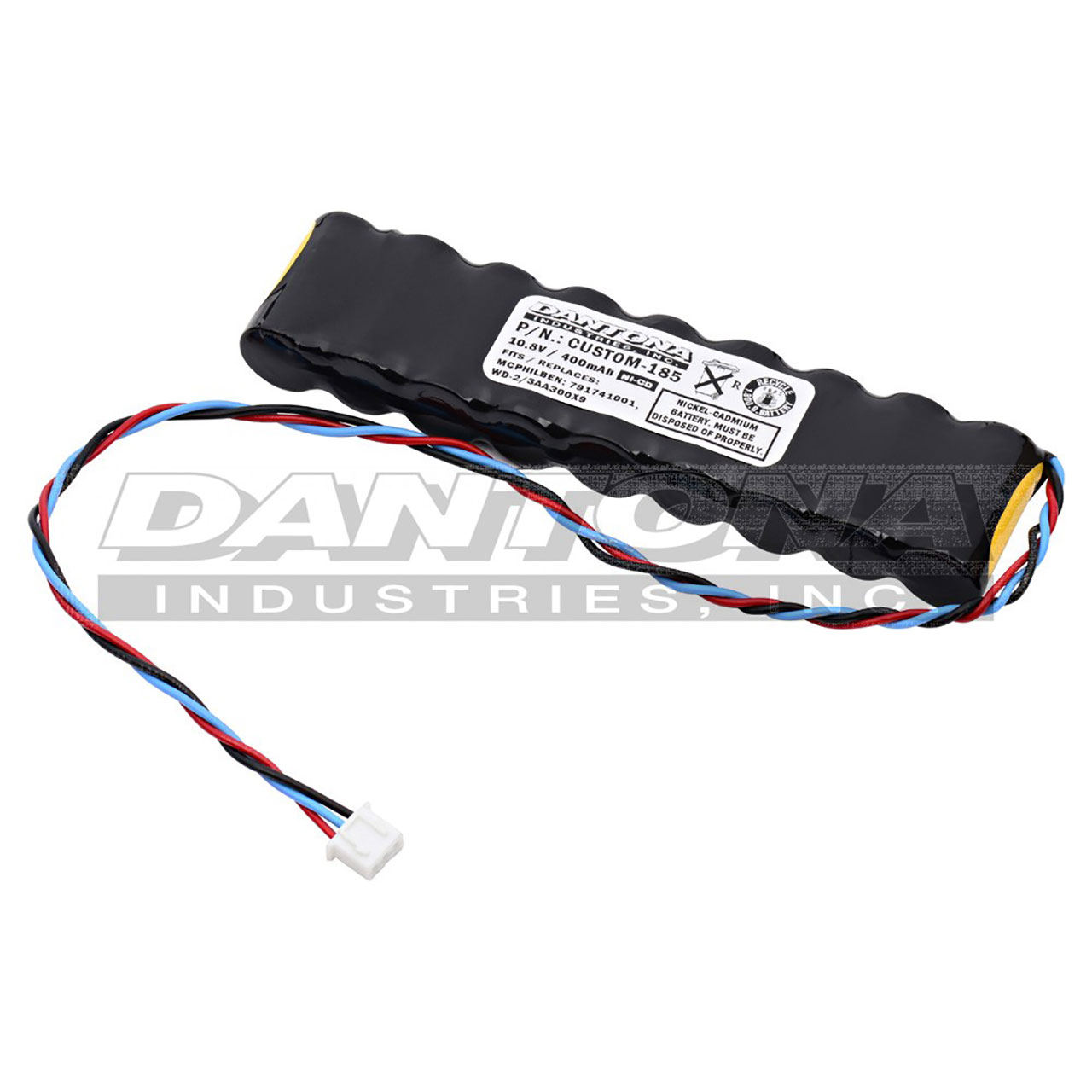 Mcphilben 791741001 Nicad Battery 10.8V 400mAh