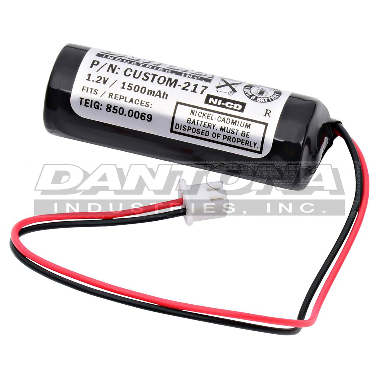 Teig 850.0069 Nicad Battery 1.2V 1500mAh