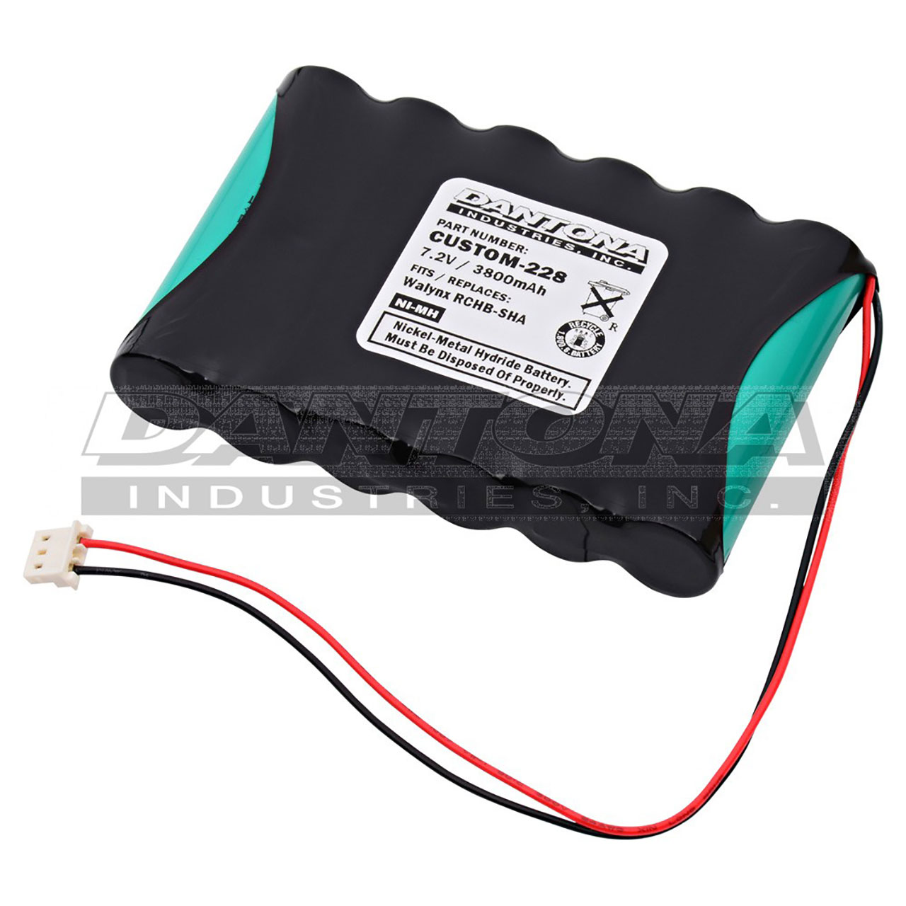 Honeywell RCHB-SHA NiMH Battery 7.2V 3800mAh
