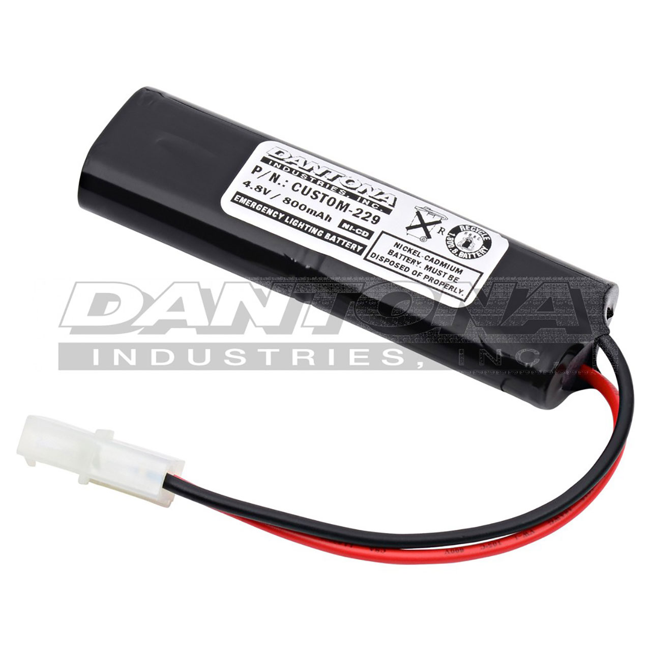 Mule 756462 Nicad Battery 4.8V 800mAh