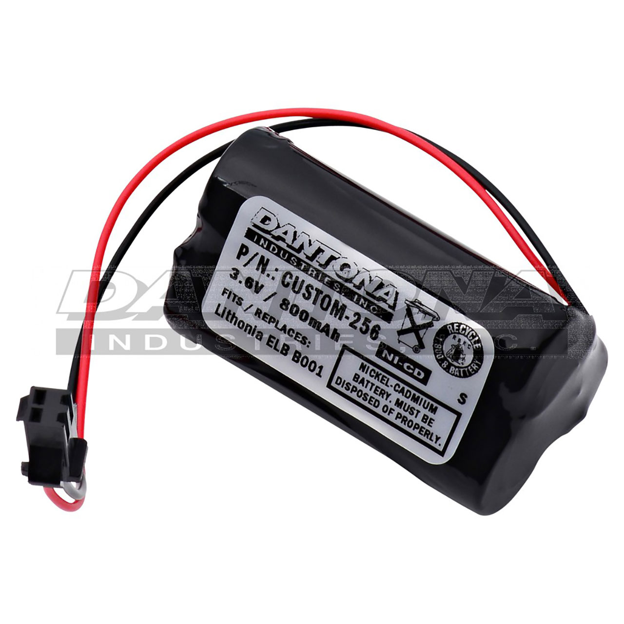 Unitech ELB B001 Nicad Battery 3.6V 800mAh