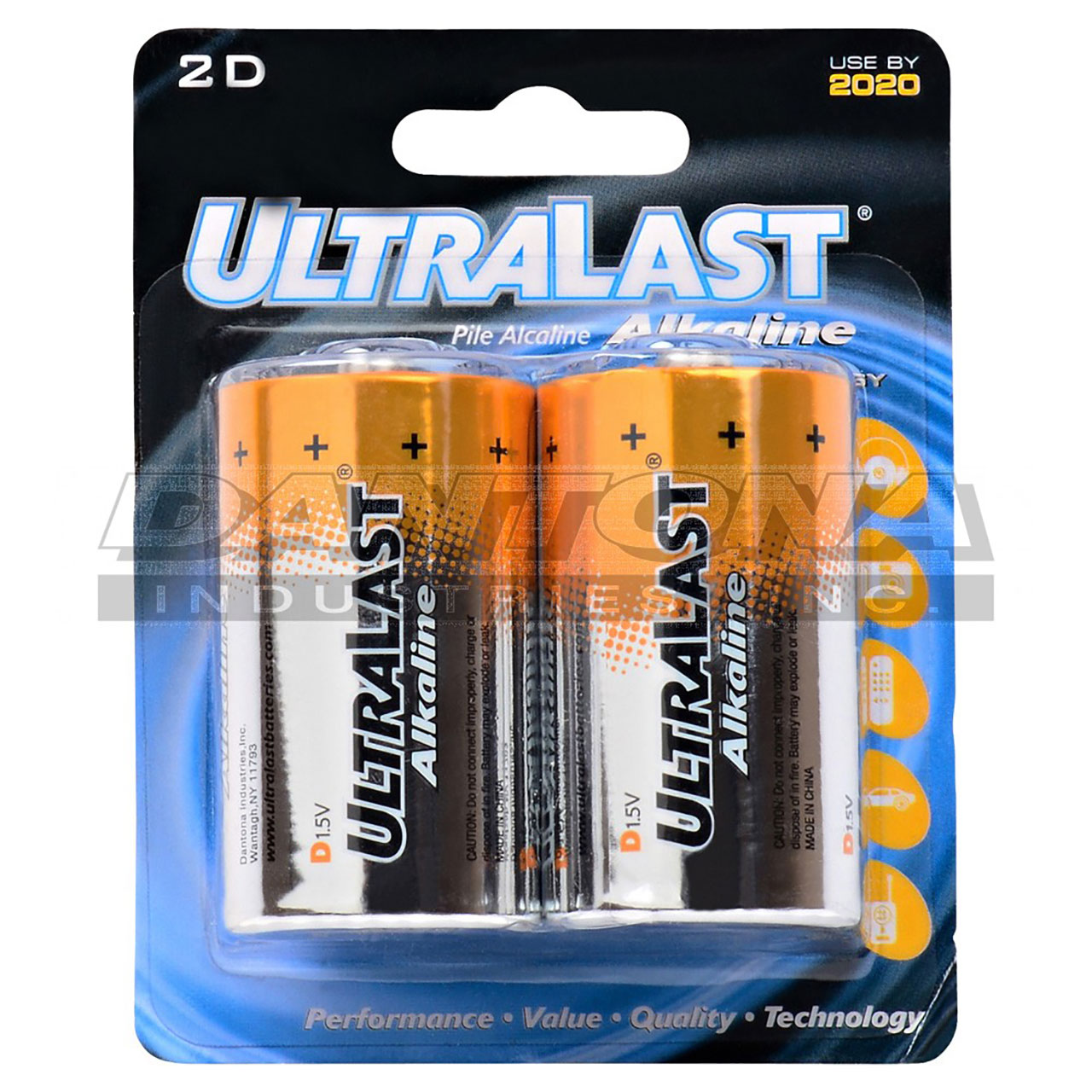 Ultralast E95 Alkaline Battery 1.5V 12980mAh