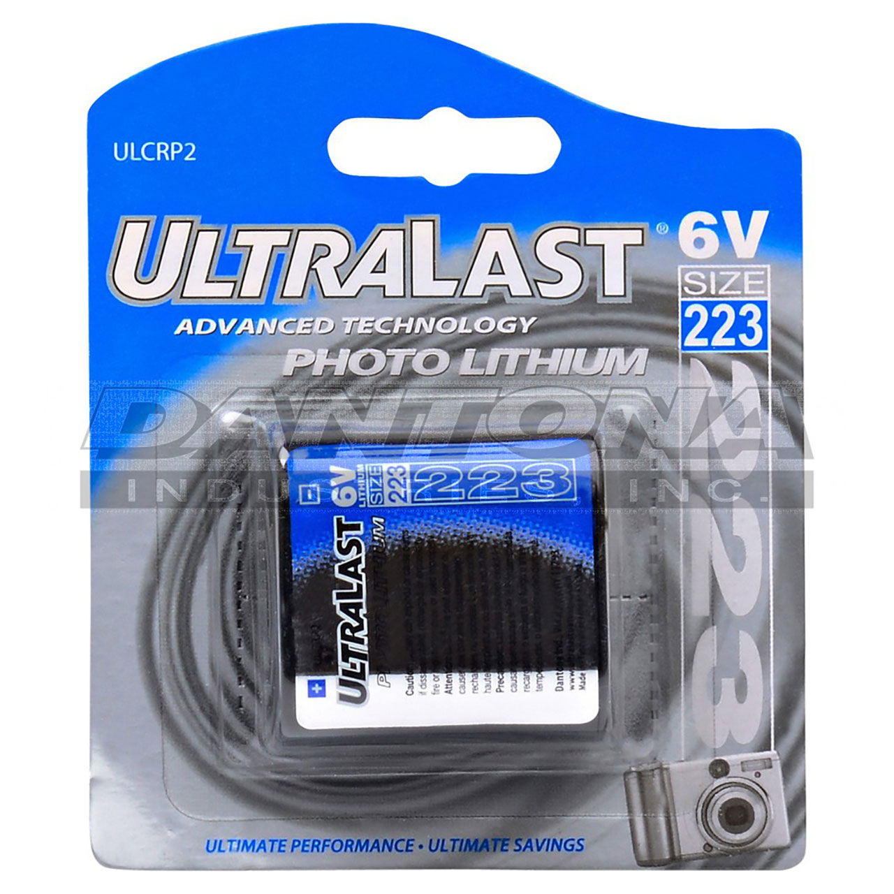 Ultralast CRP2 Lithium Battery 6V 1300mAh