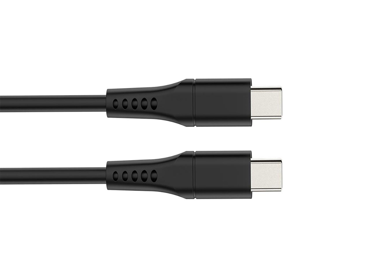 USB 2.0 C to C Cable for Charging and Data 480 Mbps 60W Black 1m