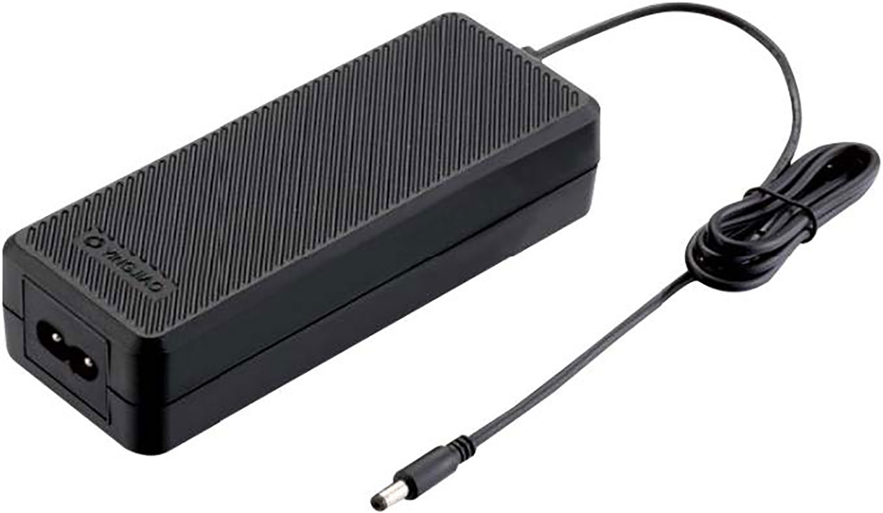 Medical-Rated Switching Desktop Power Adapter 160W 48V 3.33A DIN-4 Plug C8 Inlet Black UL