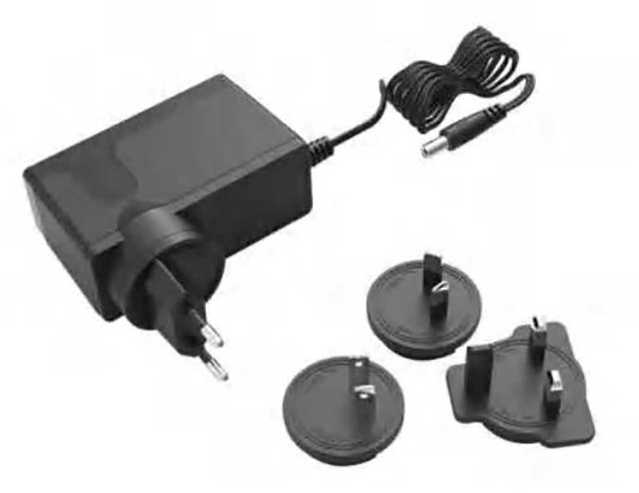 Interchangeable AC Clip Style Wall Mount Power Adapter 25W 5V 5A 2.1x5.5x11mm Plug UL