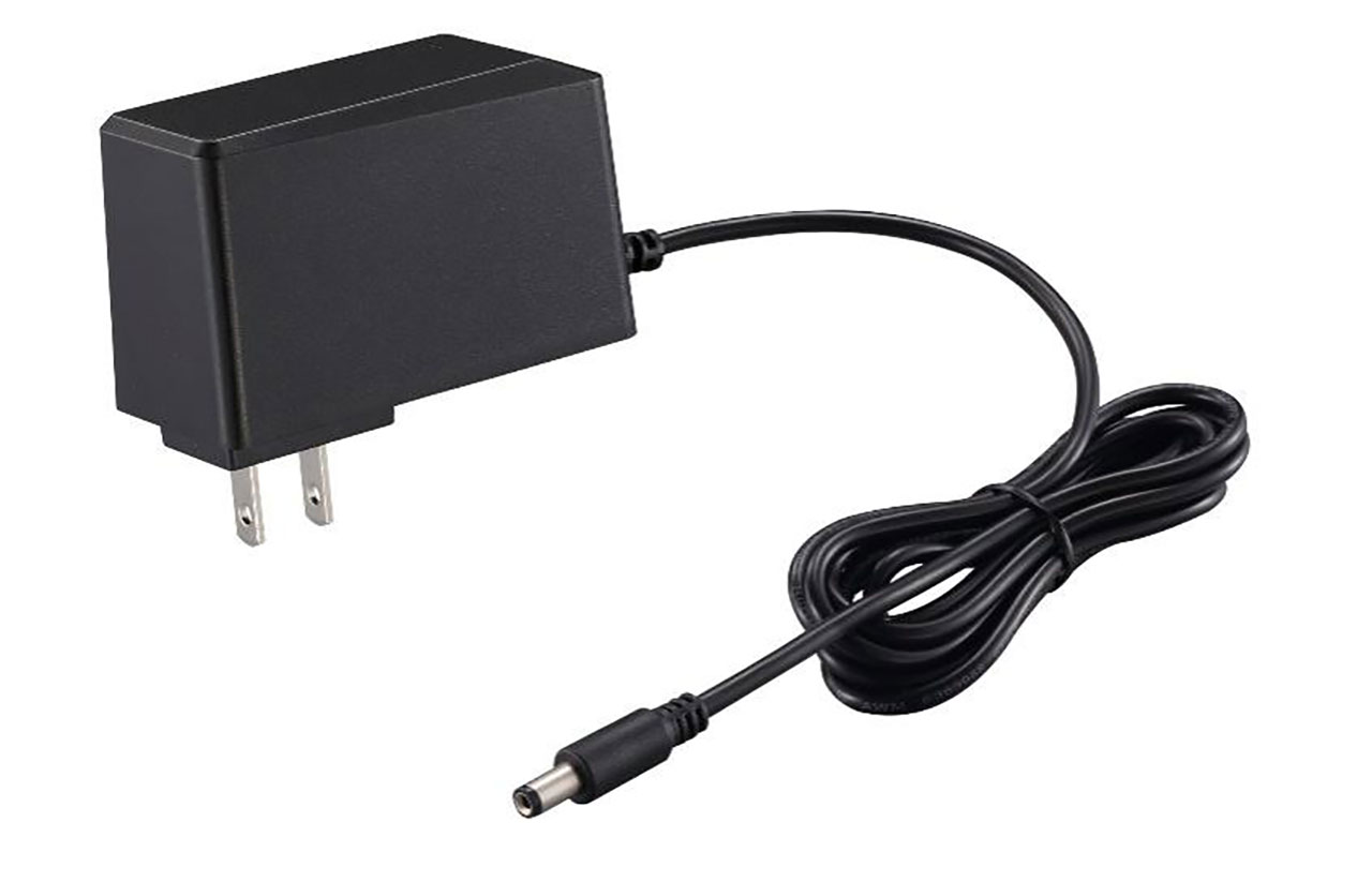 Slim Style Wall Mount Power Adapter 22.5W 9V 2500mA 2.5x5.5x11mm Plug UL