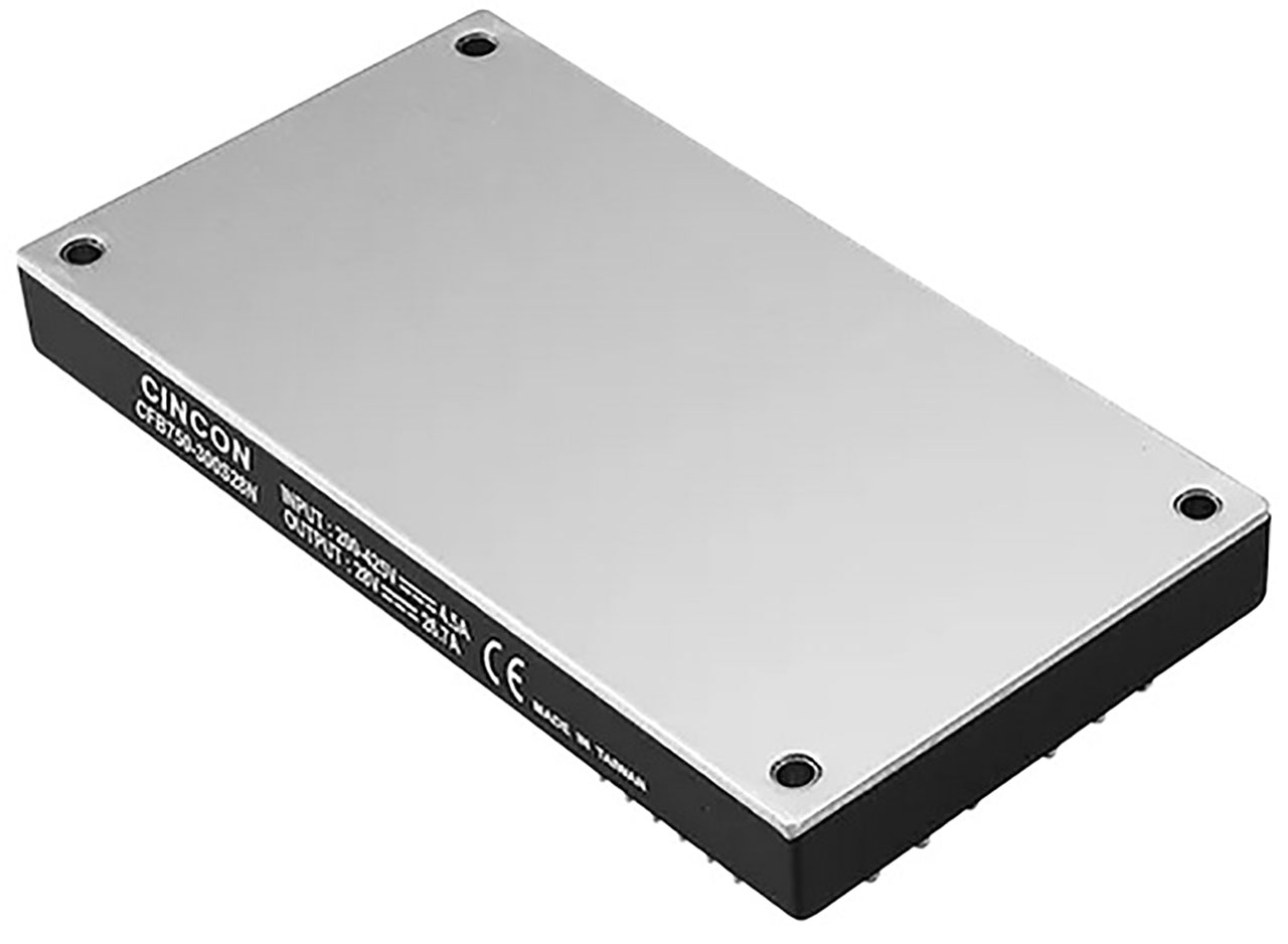 Isolated DC-DC Converter 750W 15V 50A 200-425Vin Full Brick Size Positive Logic Remote ON/OFF