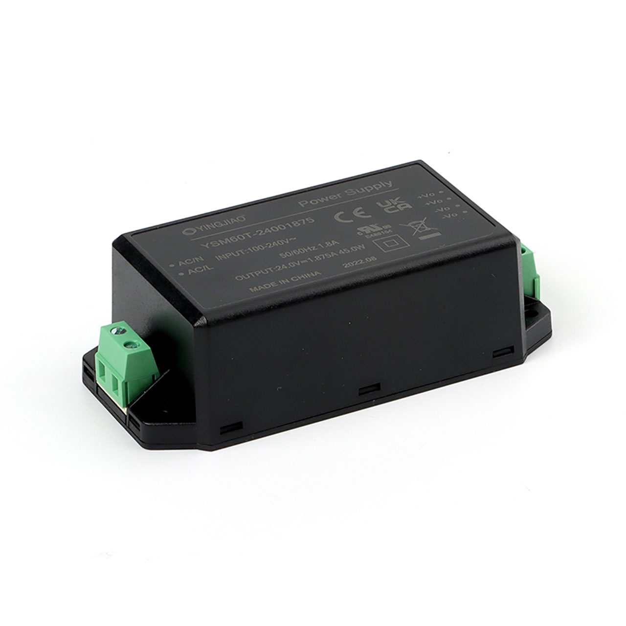 @PWR SPLY,SW,ENCAP,5V@8A,40W,90-264VAC,83.5%,UL/CE,SCW TERM