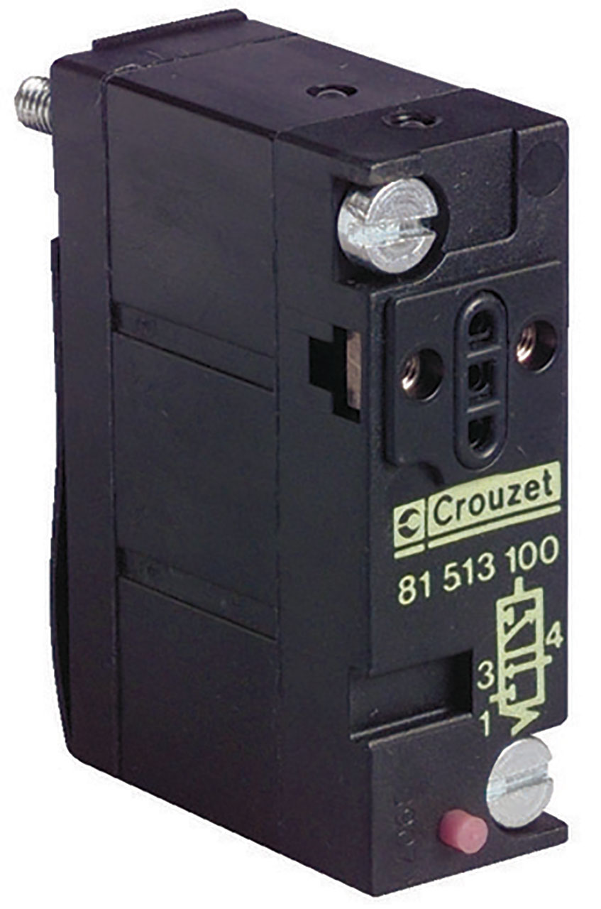 Sub-Base DIN Rail Mount Push-In Connection Diameter of 6mm for Semi-Rigid Tubing 17.5mm