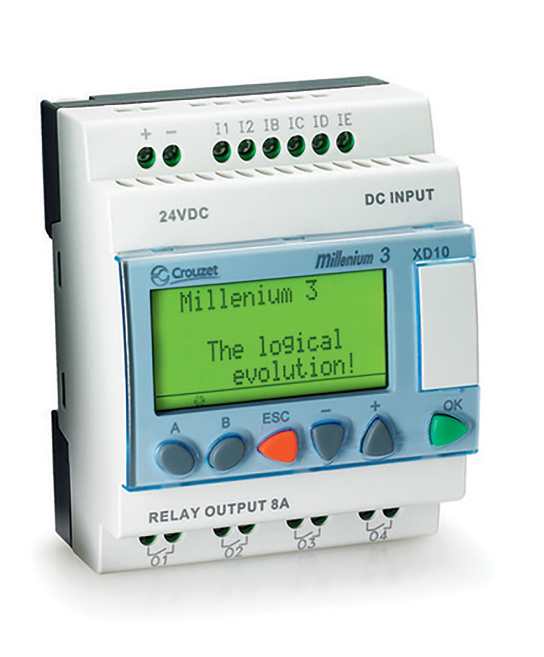 Millenium 3 Essential XD10- 6I/4O Normally Closed 24VDC