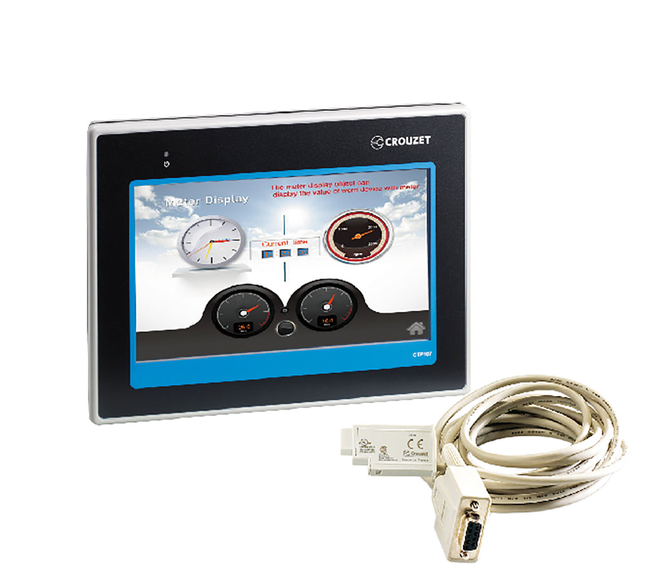 Kit Crouzet Touch HMI CTP107-E Ethernet + Millenium 3 Cable
