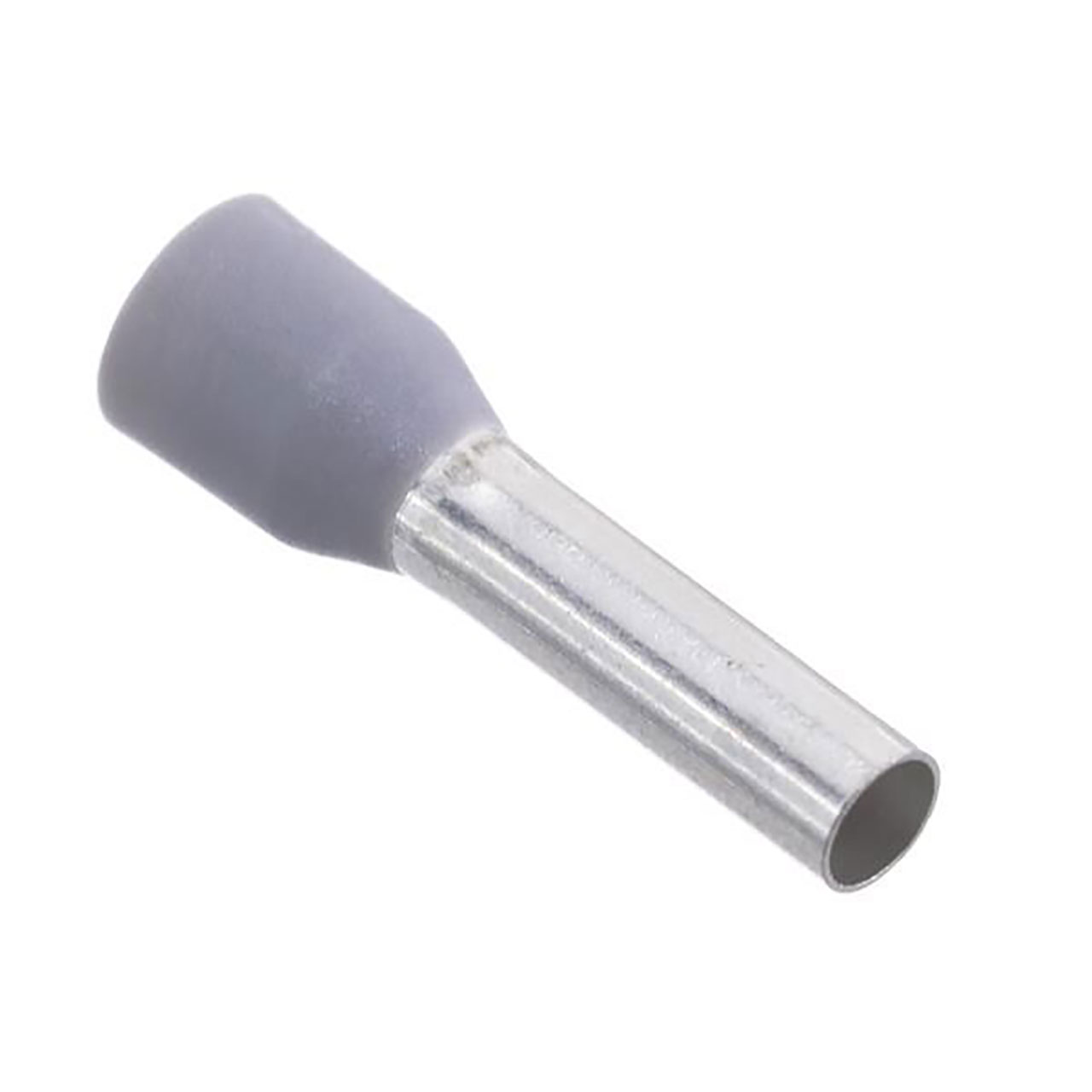 Ferrule Insulated Crimp H4.00/12-D DIN Standard Gray 12 AWG Ferrule Terminal Gray Polypropylene Sleeve UL (PK 100)