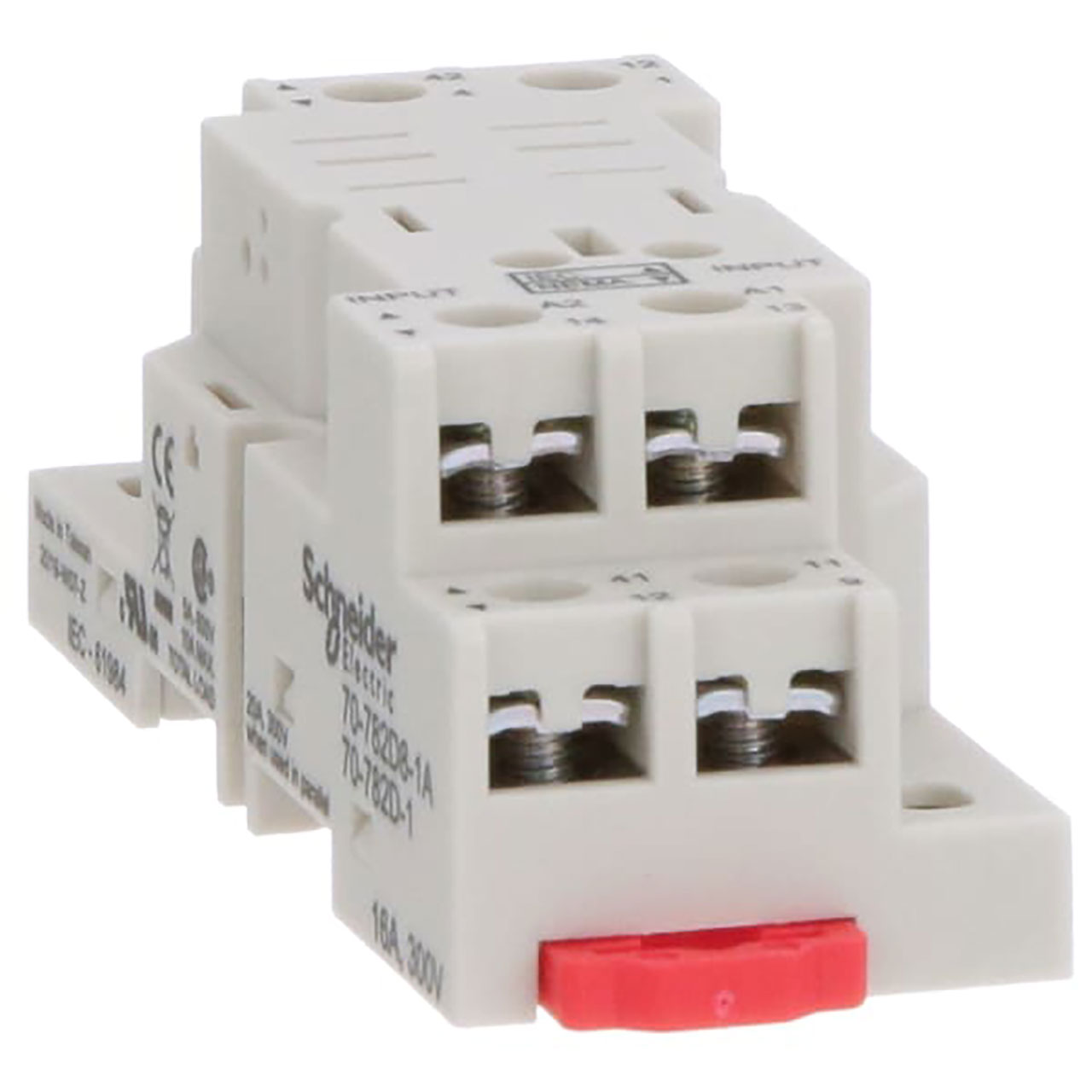 Relay Socket 8 Pin Screw Terminal DIN/Panel Mount