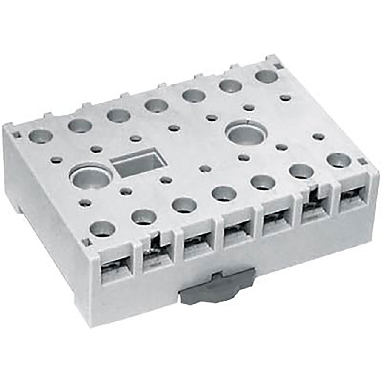 Relay Socket 14 Pin DIN Rail/Panel Mount 33377D Screw Terminal Gray 12-20 AWG 10A 600V 94V-0 Rating 219 Series