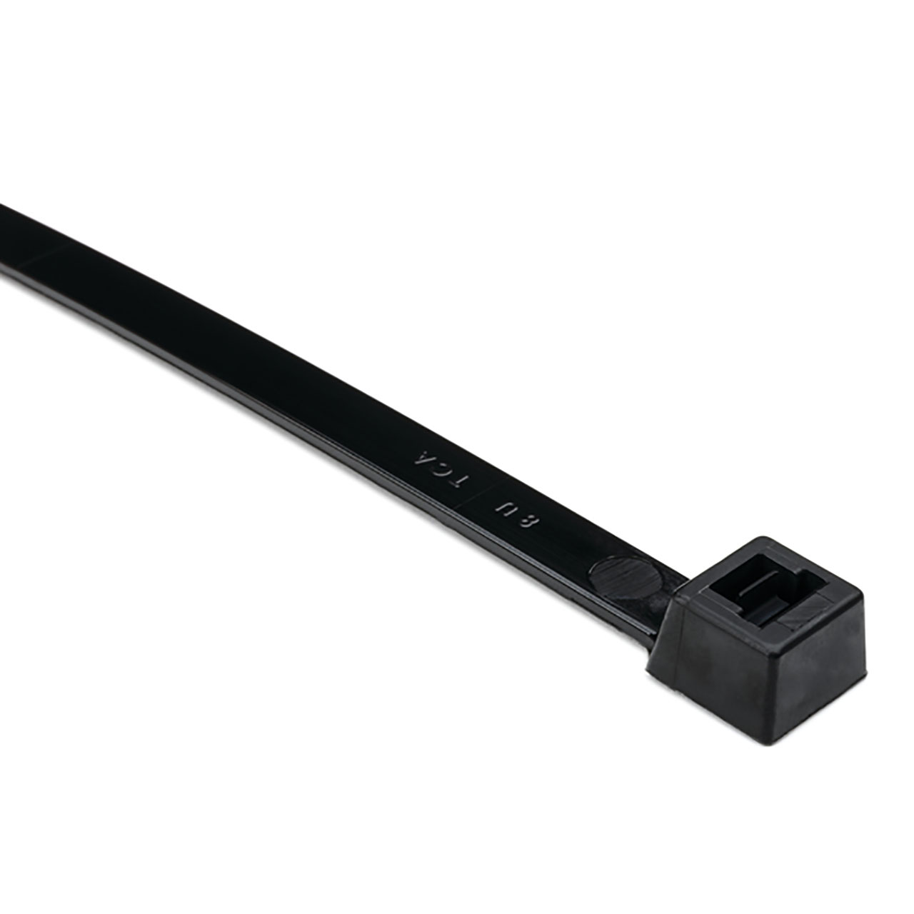Heavy Duty MilSpec Cable Tie, 15" Long, MS3367, 175lb Tensile Strength, PA66UV, Black, 25/bg