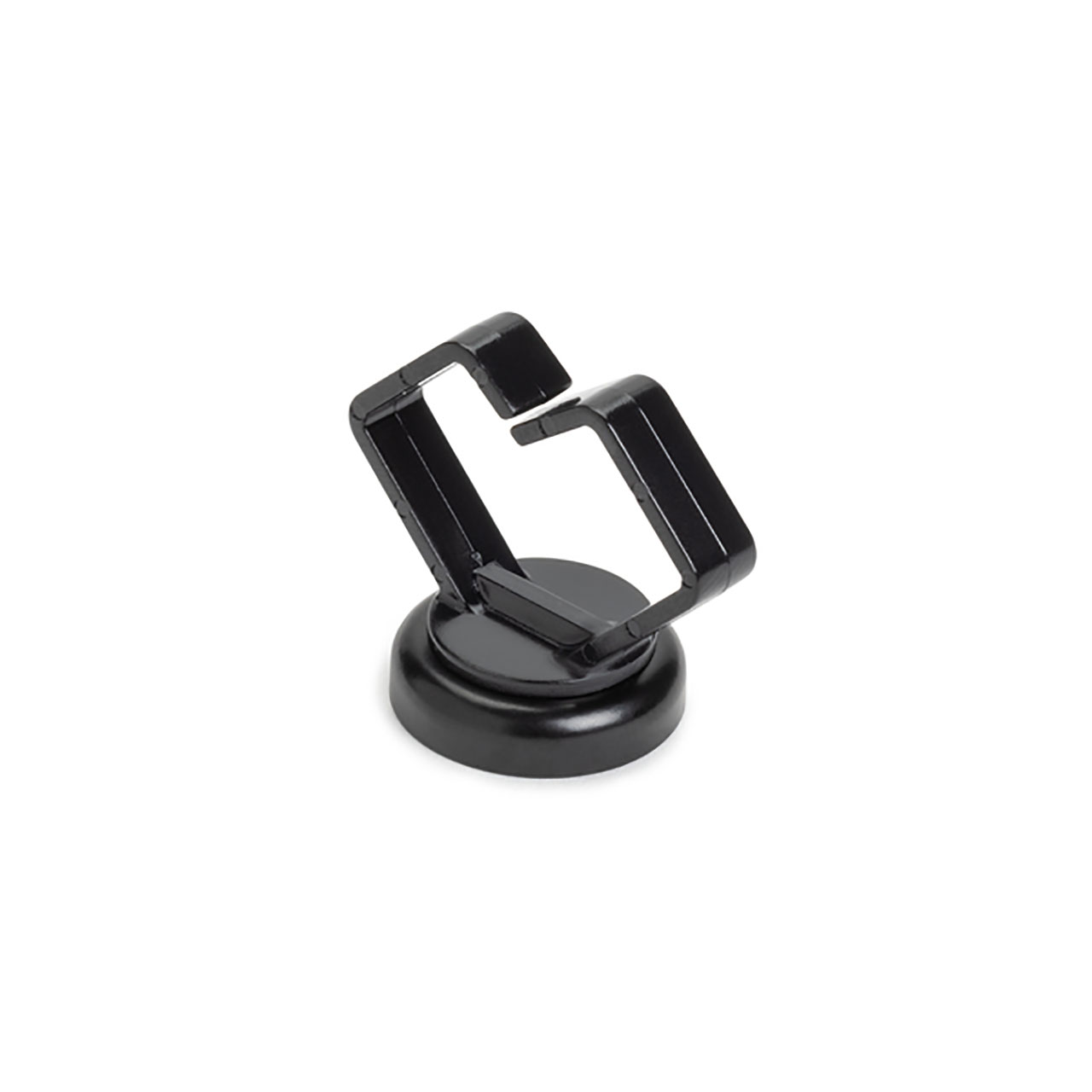 Magnetic Clip, Medium, 3/4", Neodymium Magnet/POM/ST, 10lb Pull Force, Black, 10/bg