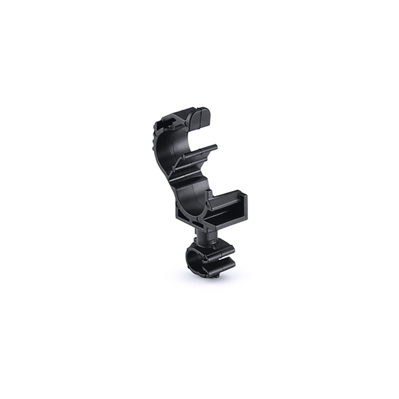 LOC Locking Clamp, 5-9 mm, to MOC Clip, 7 mm, PA66HIRHSUV, Black, 2000/ctn