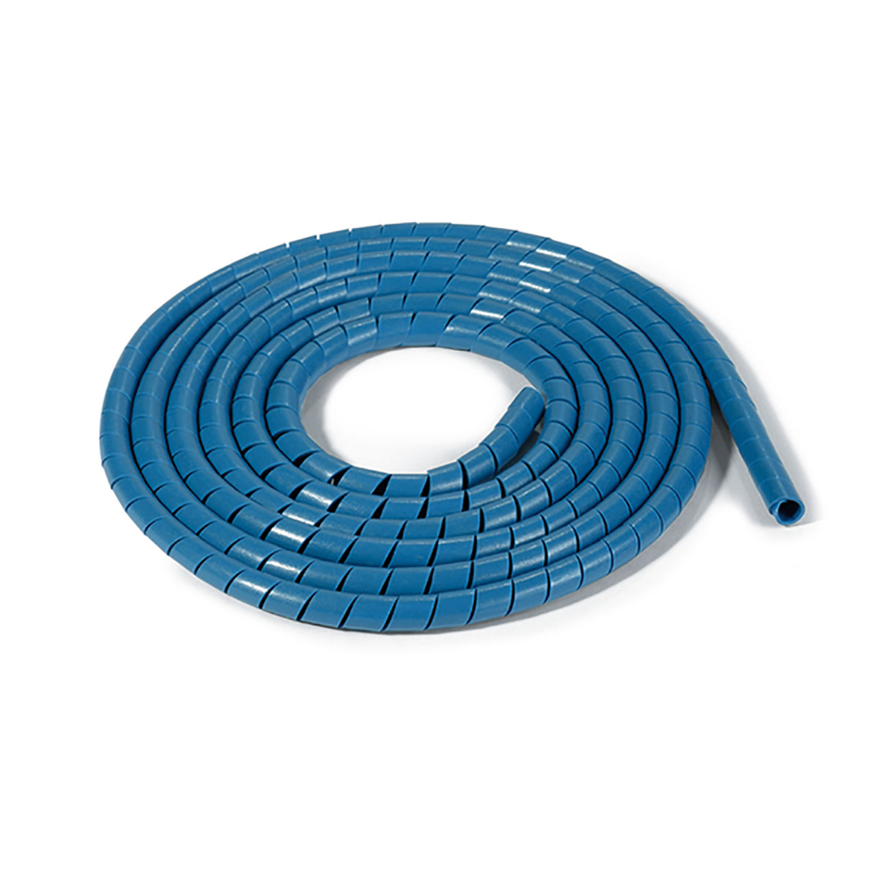 Spiralwrap Metal-Content, 0.63" Diameter, PE/SS, Blue, 98 ft/roll
