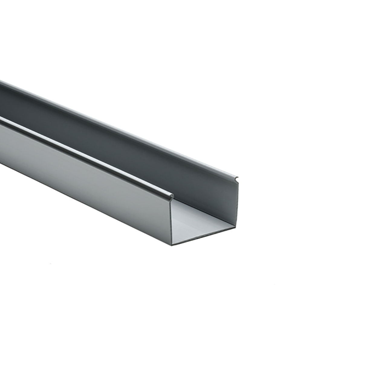 Solid Wall Wiring Duct, 3" x 2", Non-Adhesive, PVC, Gray, 120ft/Carton