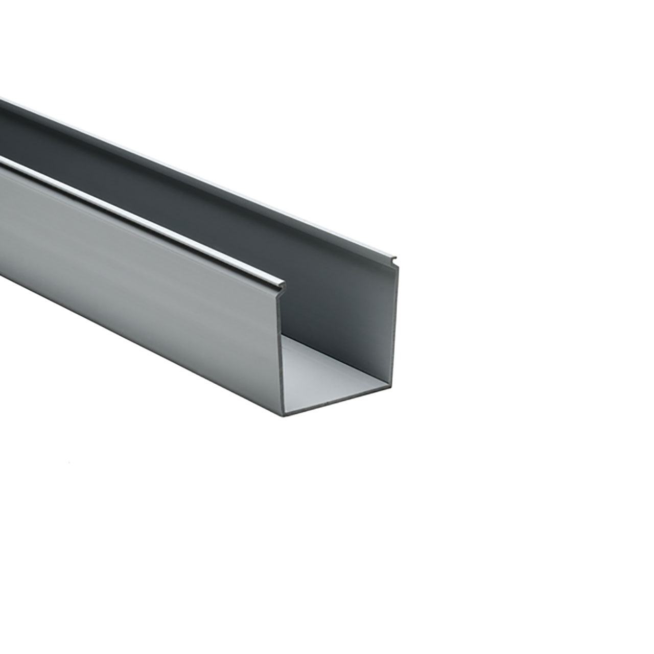 Solid Wall Wiring Duct, 3" x 3", Non-Adhesive, PVC, Gray, 120ft/Carton