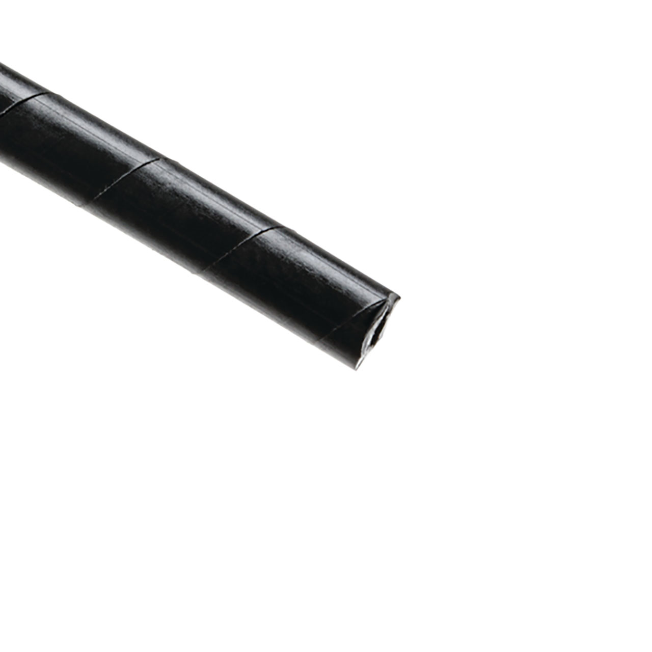 Spiralwrap Protective Sheathing, 0.13" Diameter, PE, Black, 100 ft/roll