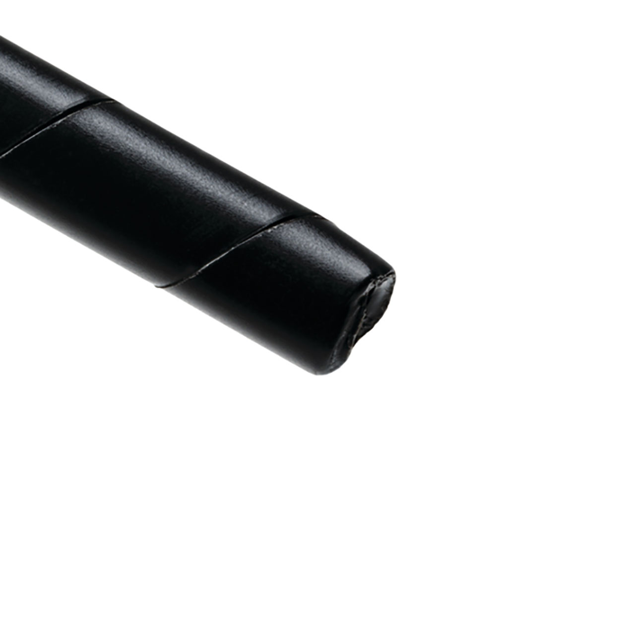 Spiralwrap Protective Sheathing, 0.38" Diameter, PE, Black, 100 ft/roll