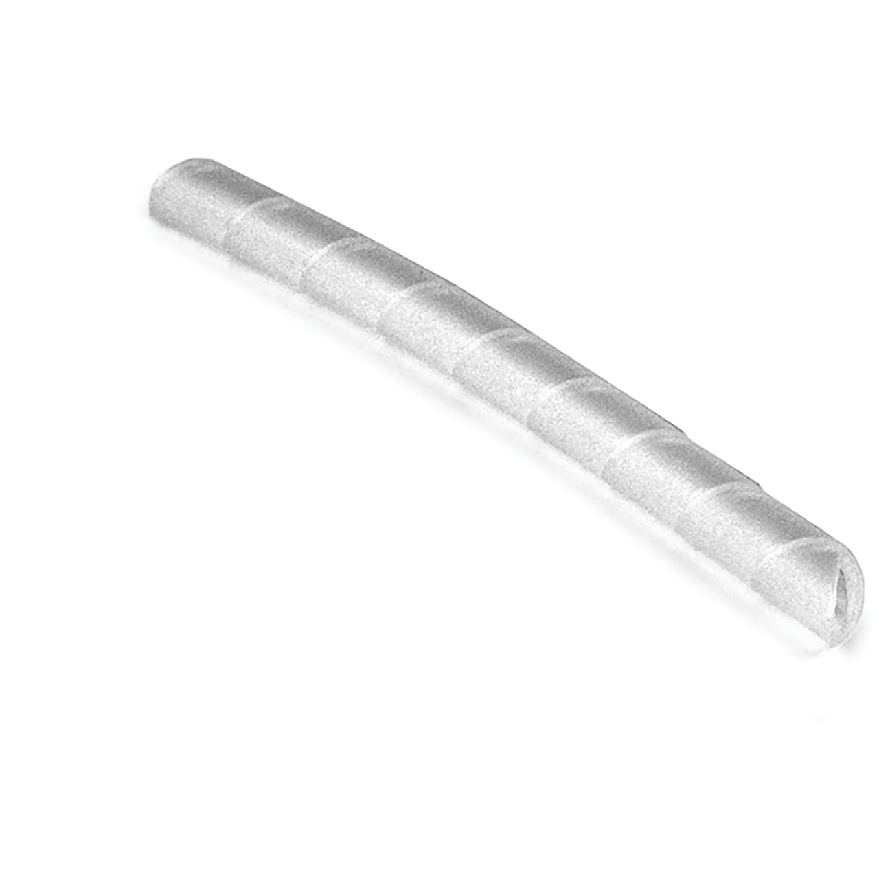 Spiralwrap Protective Sheathing, 0.25" Diameter, PE-FR, Natural, 100 ft/roll