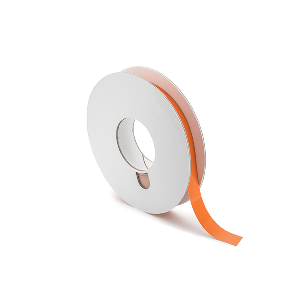 Thermal Transfer Adhesive Labels, Solid Color Continuous Roll, 1.0 x 250', UV Stable VL, Orange, 250 ft/roll