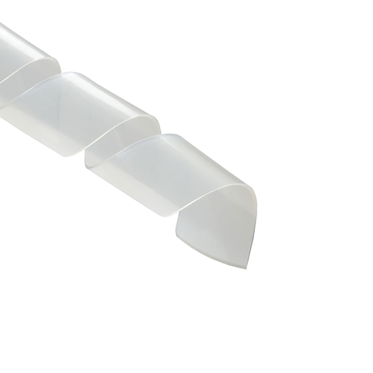Spiralwrap Protective Sheathing, 1" Diameter, PTFE, Natural, 100 ft/roll