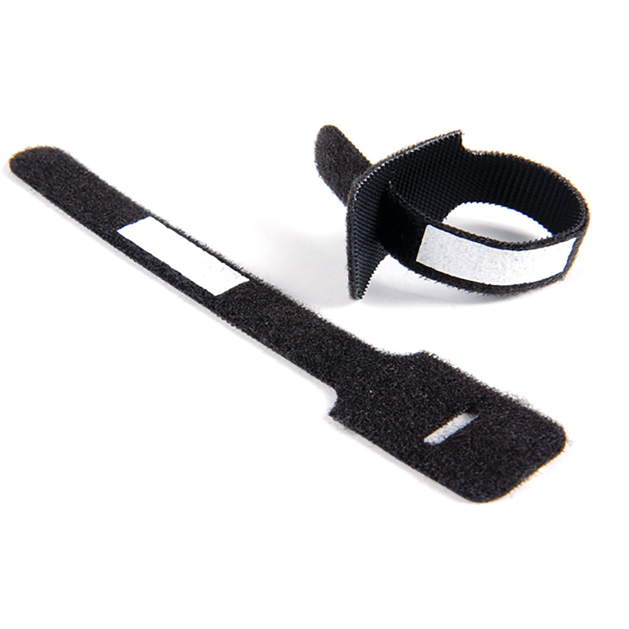 Grip Tie with White Write-On Area, 6.0" x .5", PA6/PP, Black, 100 per Package