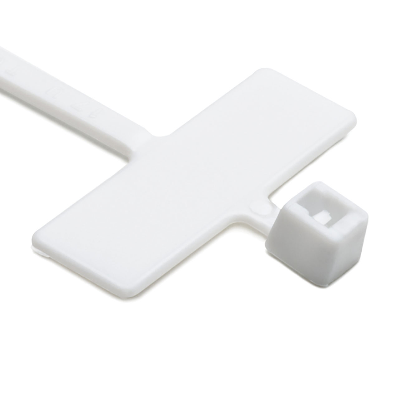 Identification Tie, 3.9" Long, 18lb Tensile Strength, PA66, White, 200 per Package