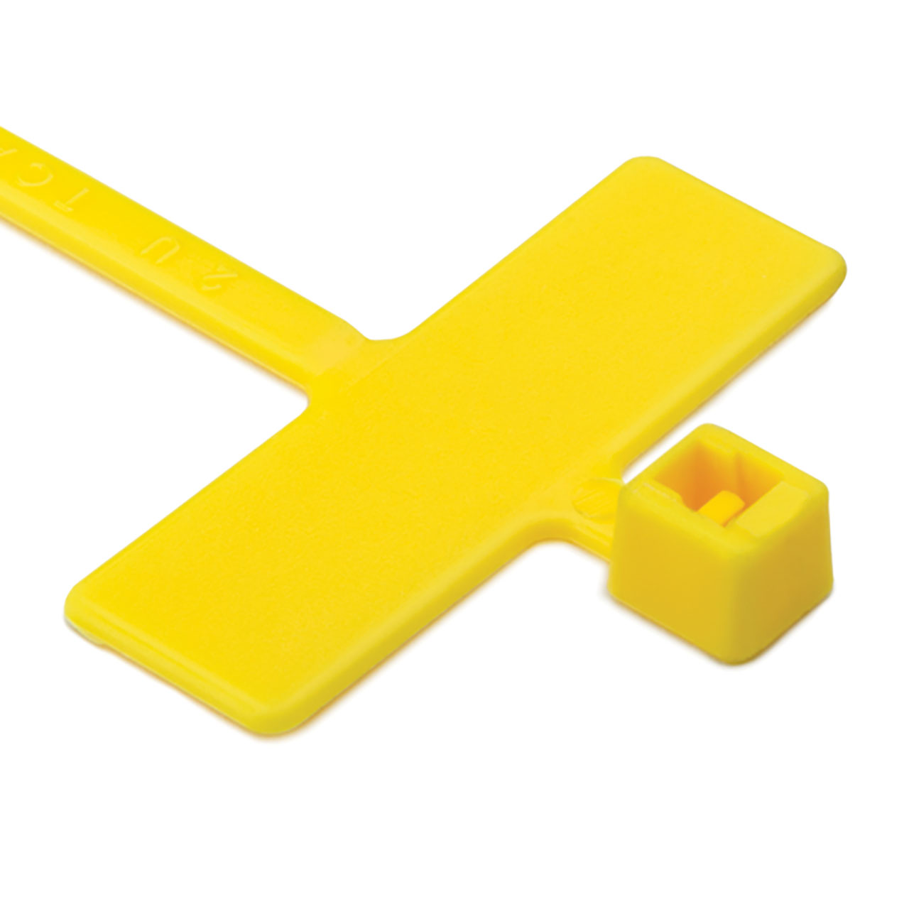 MilSpec Identification Tie, 3.9" Long, MS3368, 18lb Tensile Strength, PA66, Yellow, 200 per Package