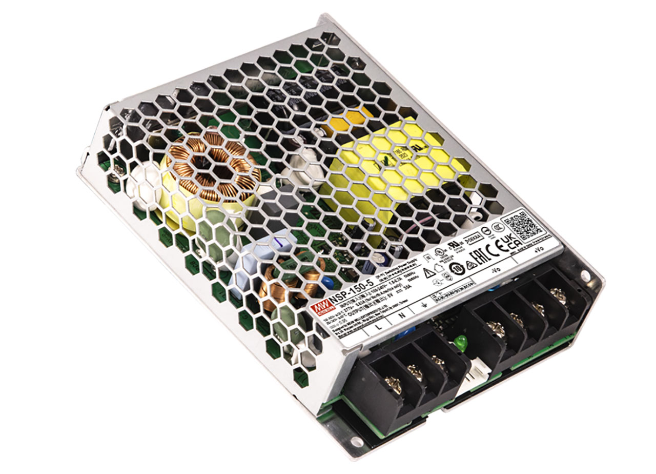 PWR SPLY,SW,ENCL,MED,12V@12.5A,150W,85-305VAC,PFC,200%PEAK P