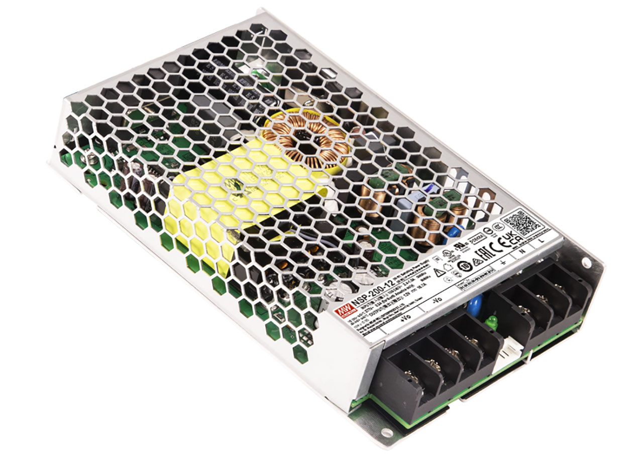 PWR SPLY,SW,ENCL,MED,27V@7.4A,200W,85-305VAC,PFC,200%PEAK PW