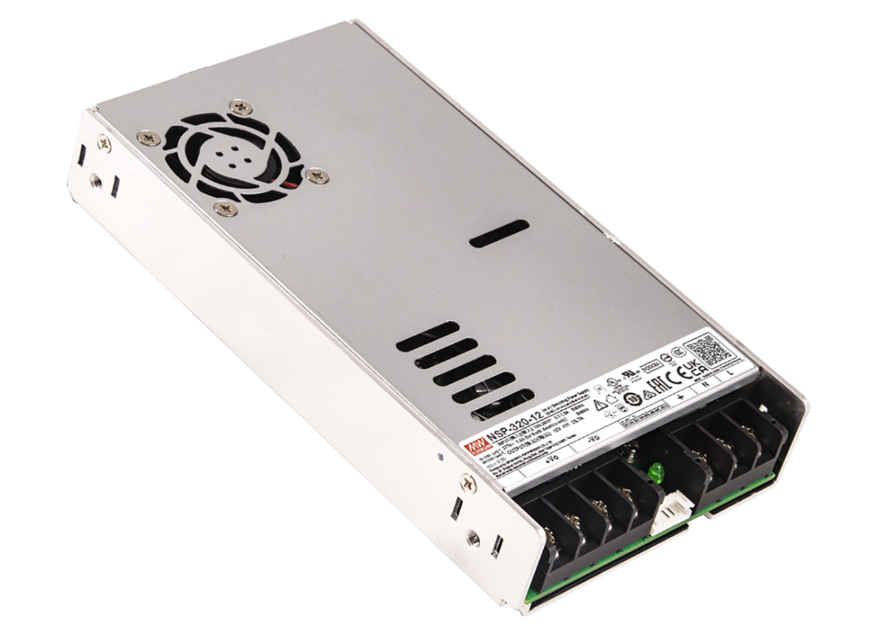 PWR SPLY,SW,ENCL,MED,7.5V@40A,320W,85-305VAC,PFC