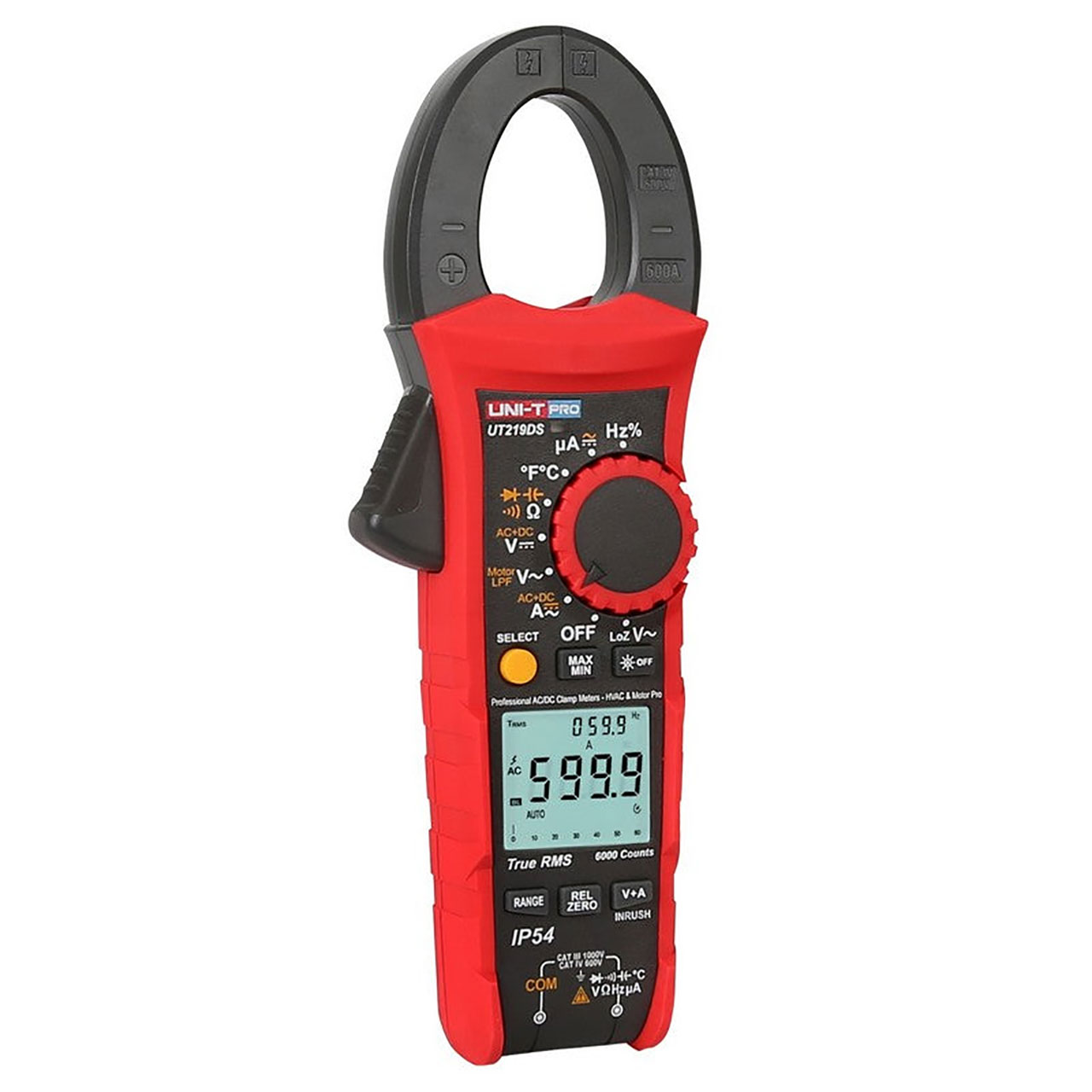 UT219Ds Dual-Display AC/DC Industrial Clamp Meter