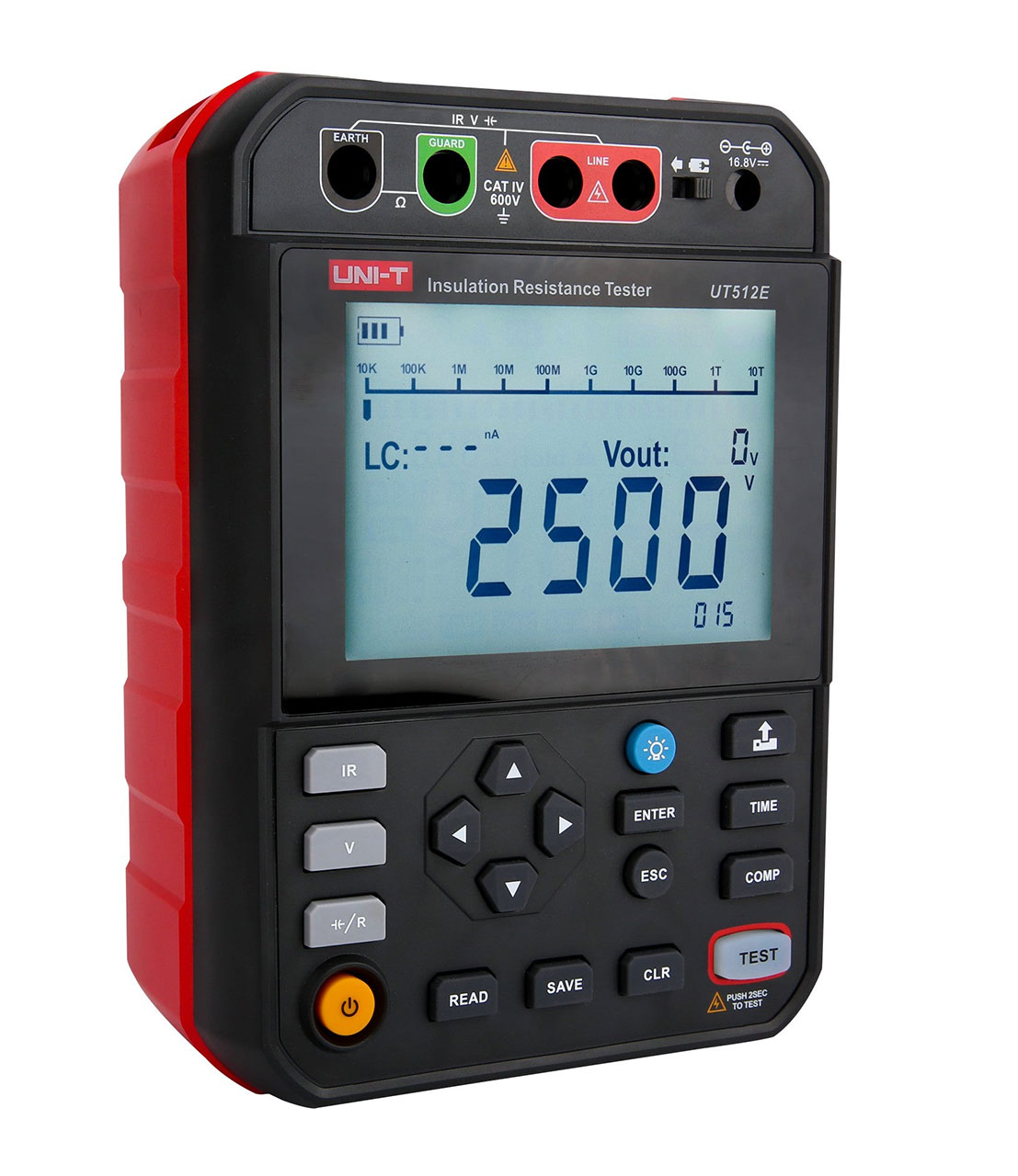 UT512E 2500V Digital Insulation Resistance Tester