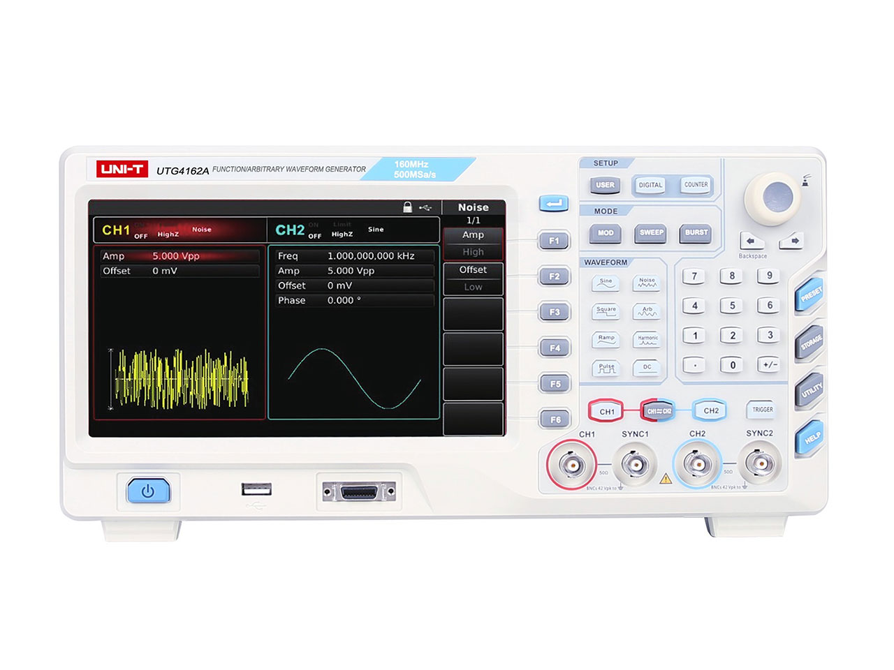 200MHz 2Ch Performance-Series Arbitrary Waveform Generator