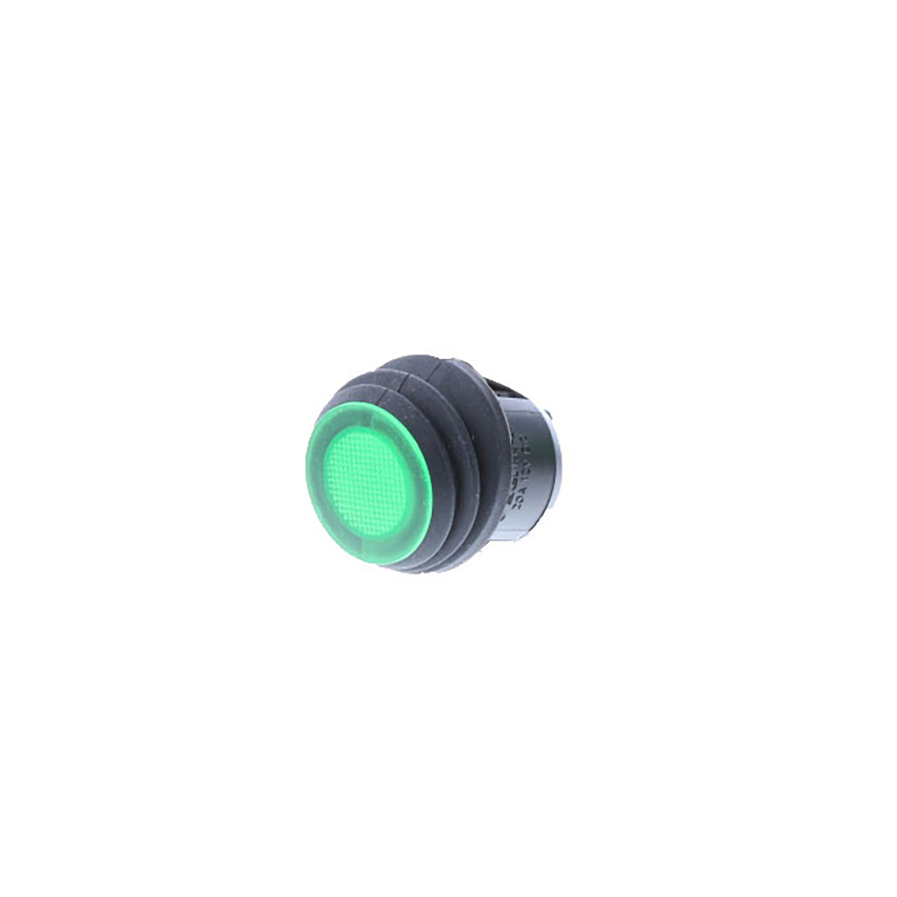 IP65 Round Rocker - 4P DPST OFF-ON Green LED