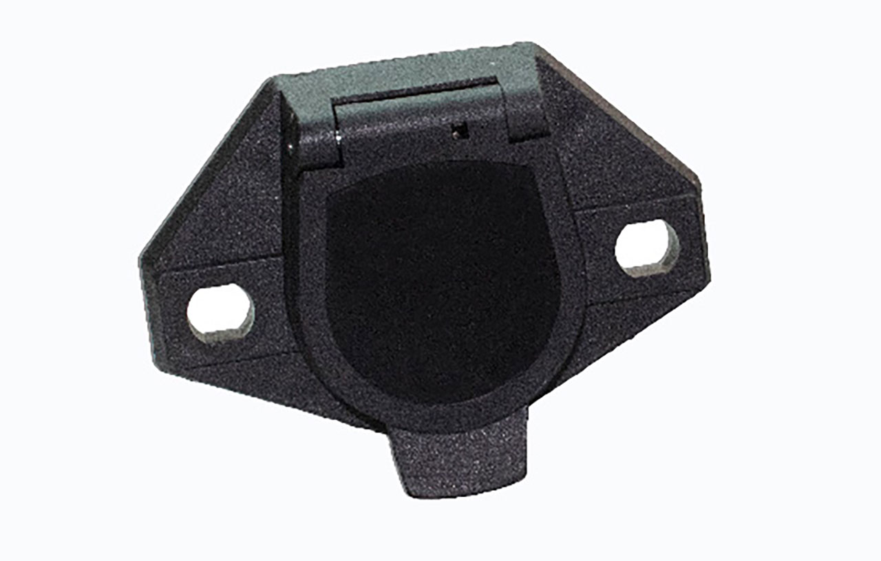 Heavy Duty 7-Pole with Solid Pins Nylon Connector - Socket Pollak 11-723