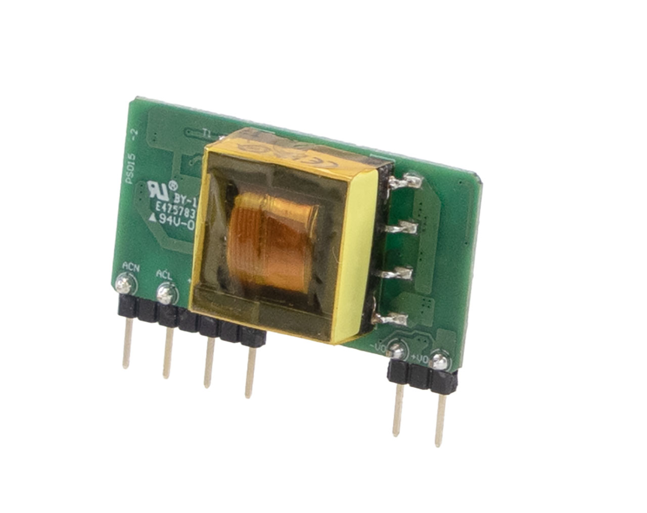 PWR SPLY,SW,OPEN,15W,24V@0.625A,85-305VAC,CLASS II,PC PIN/VE