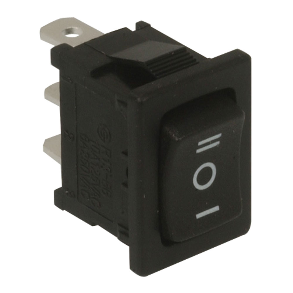 Rocker Switch On Off On Single Pole Double Throw Quick Connect Rocker 16 Amp 250 Volt AC