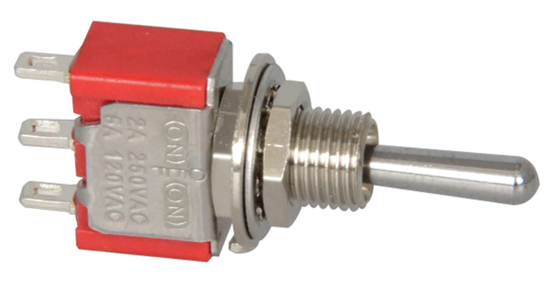 Toggle Switch Momentary MOM-OFF-MOM Single Pole Double Throw SPDT Solder Lug 5A 120VAC