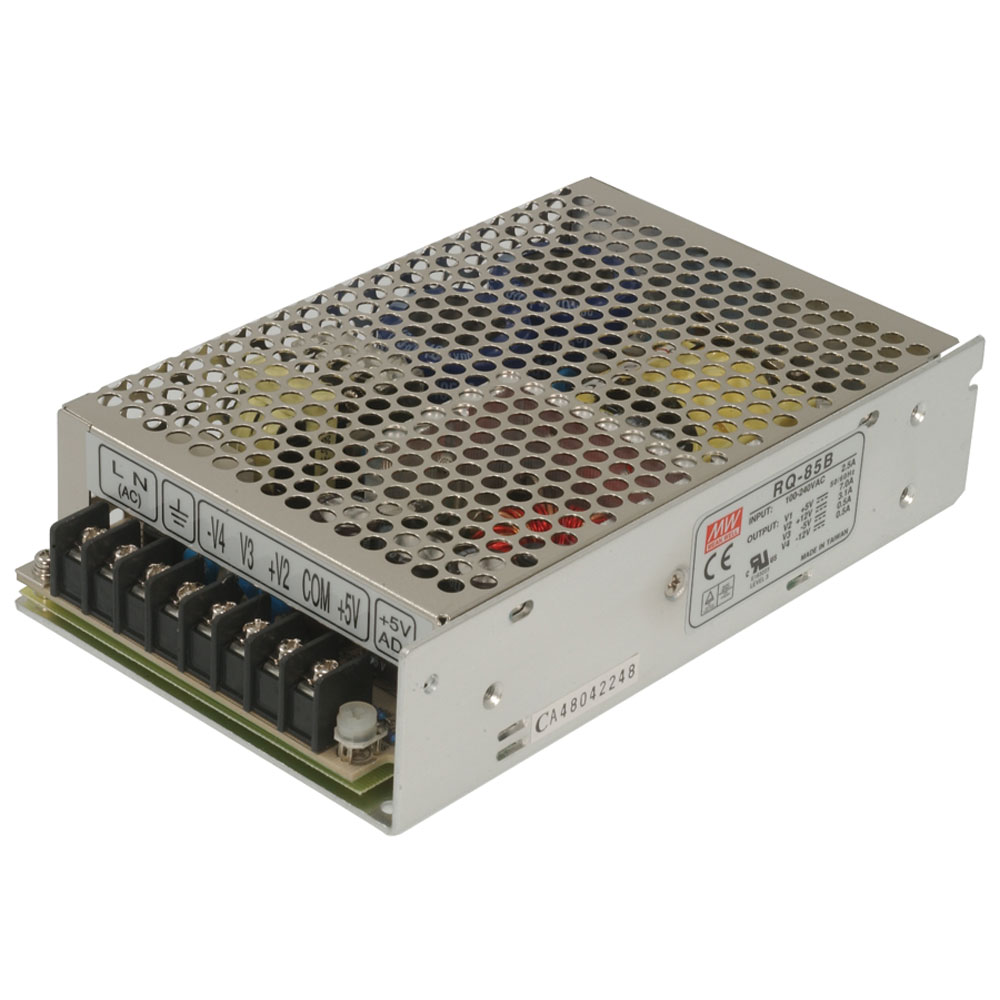 80.7W AC/DC Enclosed Switching Power Supply