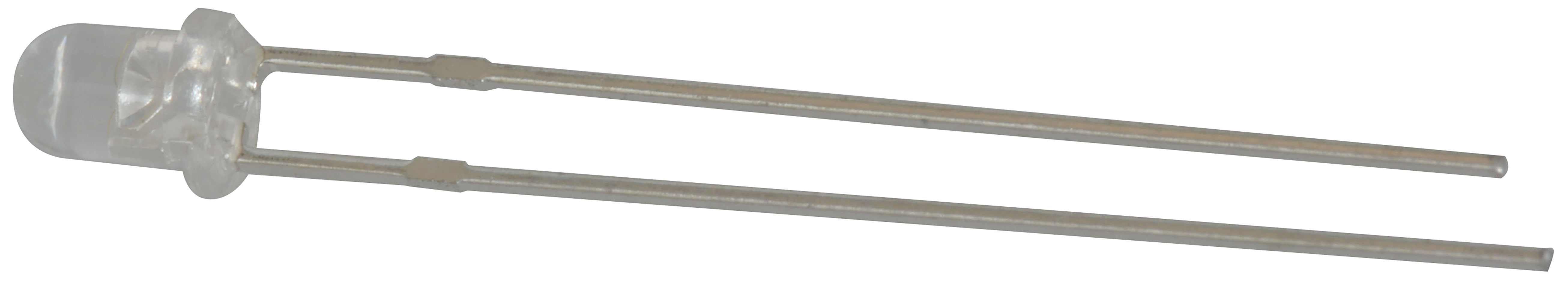 LED Super Bright White Clear 3mm (T-1) 6500K 900mcd 30VA