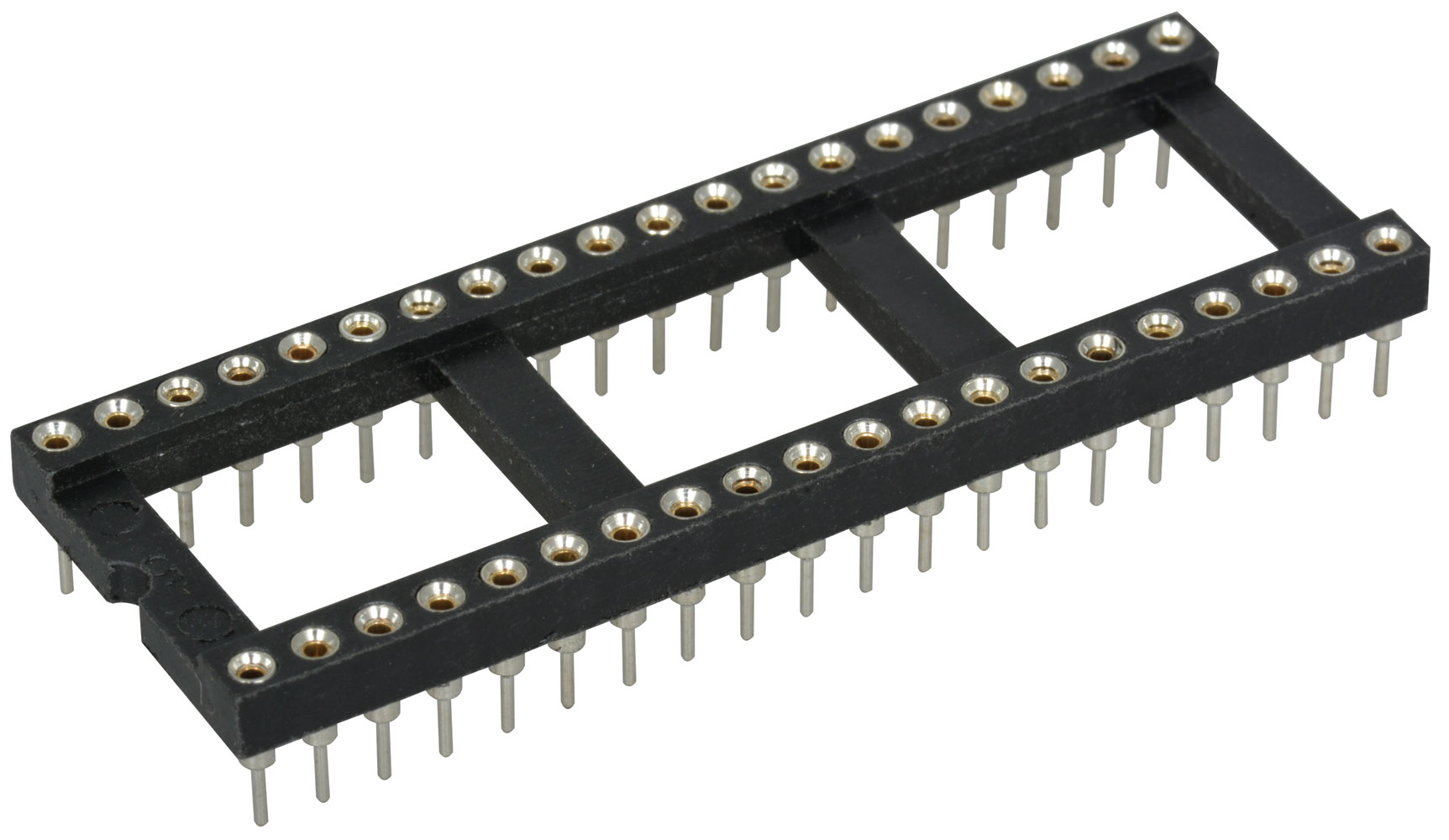 40-Pin Machine Tooled Low Profile IC Socket 0.6 Inch Wide