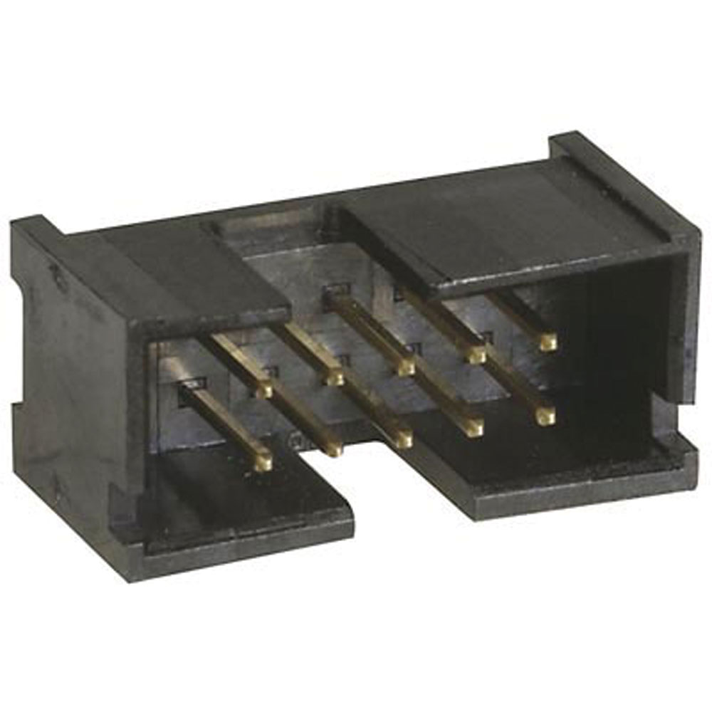 Connector Shrouded Header 10 Position 2.54 mm Solder Straight Thru-Hole