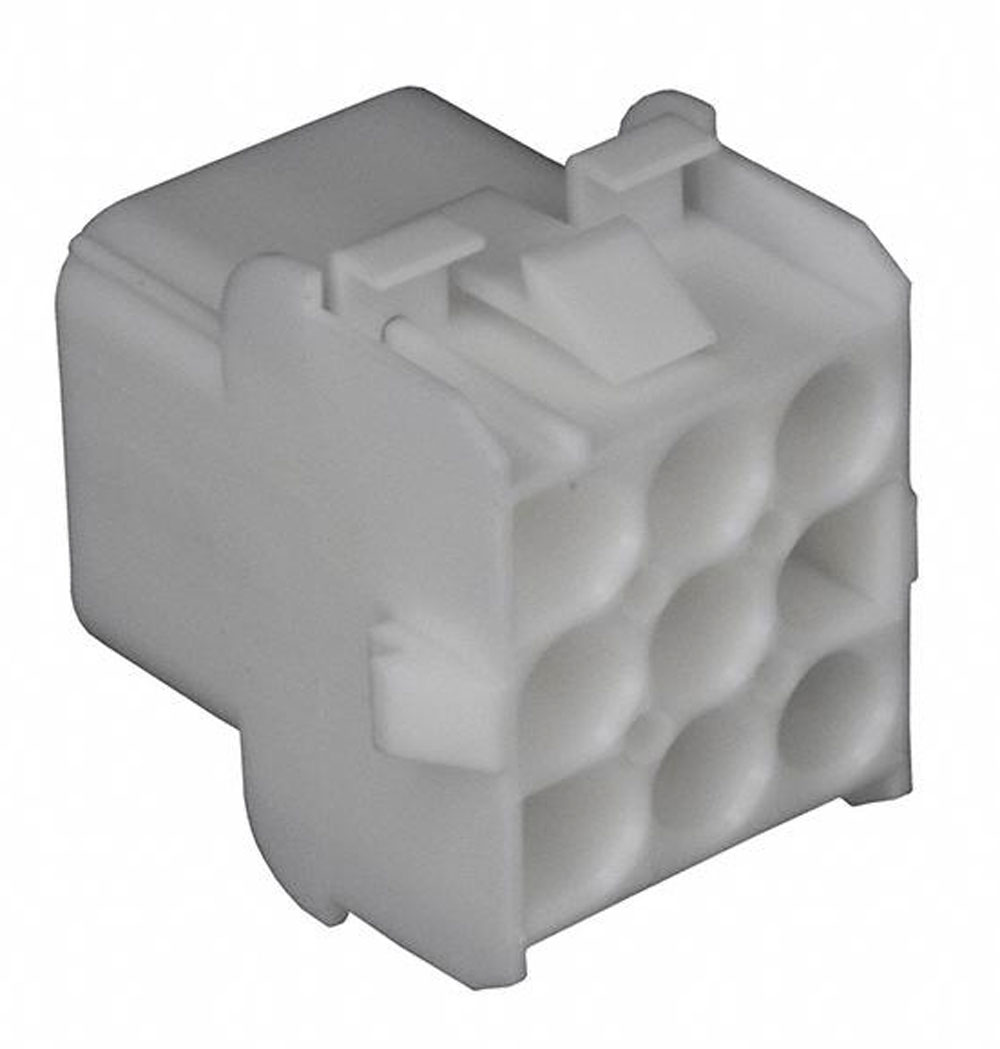 Connector Housing Receptacle 9 Position 6.35mm Straight Loose Piece